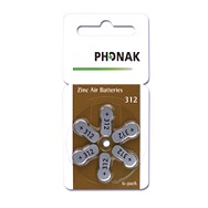 Phonak 312 (блистер 6 шт.)