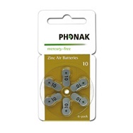 Phonak 10 Mercury Free (блистер 6 шт.)